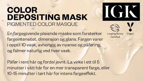 Hyllemarkør IGK Color depositing Mask