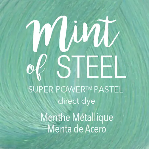 Super Power Direct Dye Pastel Mint Of Steel