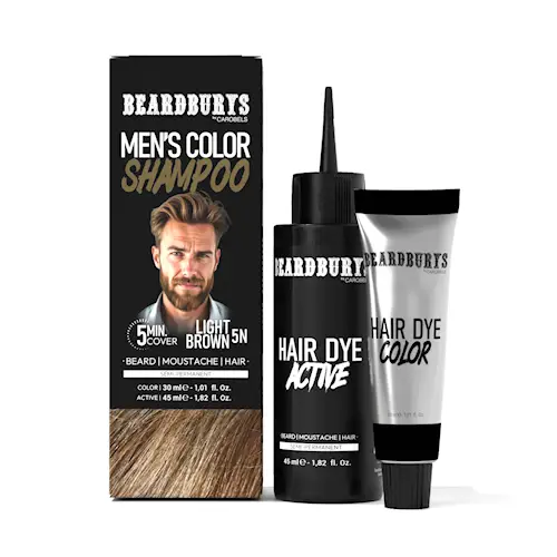Beard & Mustache Color - 5N Light Brown