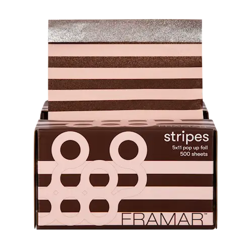 Pink Chocolate Stripes Pop Up Foil