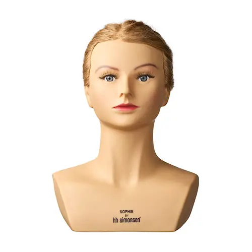 Sofie dukkehode dame blond 50-55cm