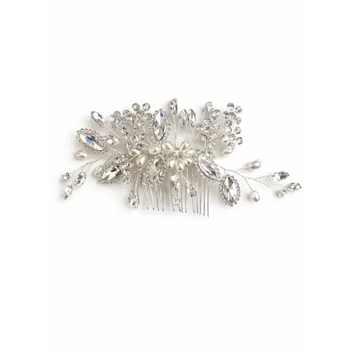 Onfleek Wedding Edition Crystal Bloom Comb