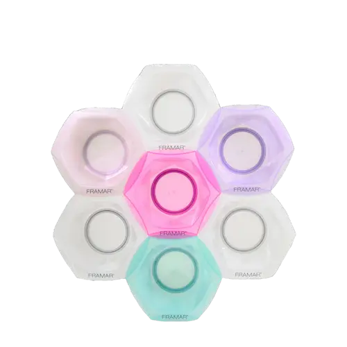 Connect & Color bowls - Rainbow