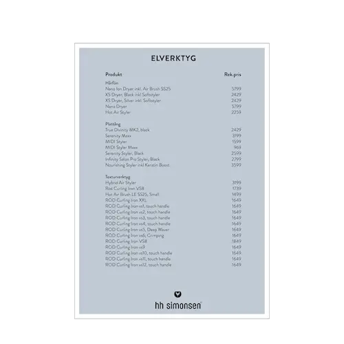 Prislista Konsument Elverktyg 2026