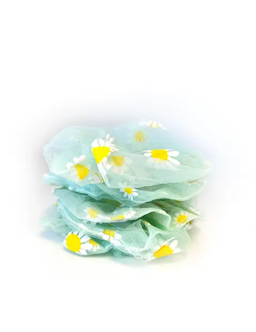 Onfleek Organza Scrunchie Sunflower