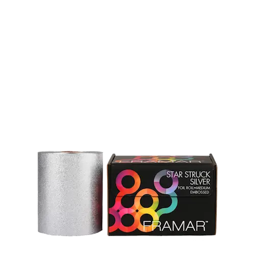 Star Struck Silver Embossed Roll