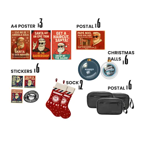 Santas Barber Christmas Kit