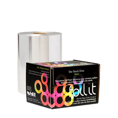 Large Roll Medium Star Struck Silver 1600 ft.
