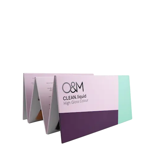 CLEAN.liquid Swatch Chart Book All Shades with A3 Wall Chart