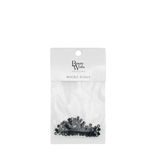 Silicone Lined Aluminium Micro Rings 100 pcs