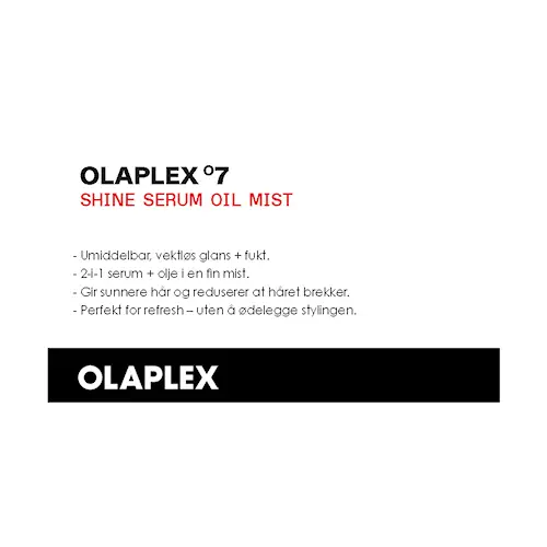Hyllemarkør Olaplex No. 7 Shine Serum Oil Mist