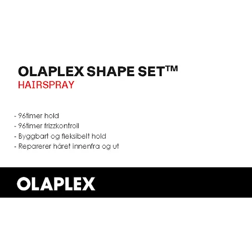 Hyllemarkør Olaplex Shape Set