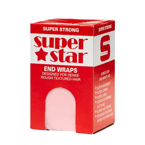 Superstar end wraps, pink 1000/box