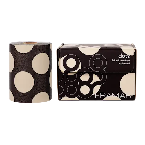 Big Brown Dots Embossed Roll