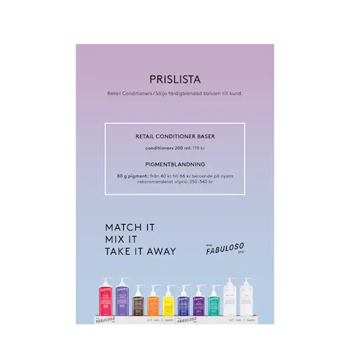 Fab Pro  - Prislista 2026