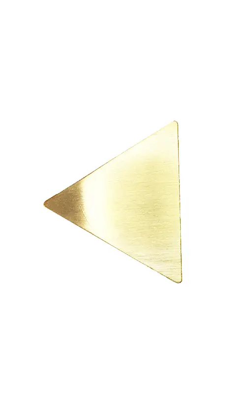 OnFleek Metal Triangle Gold