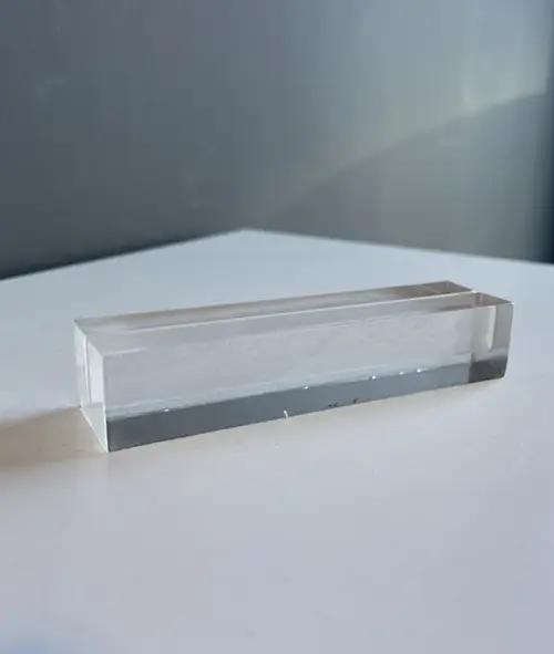 Akrylblokk til A6 kort